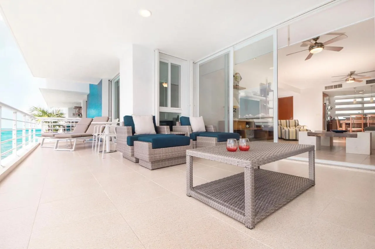 Nah Ha 601 Oceanfront Condo With Pool Cozumel Apartment