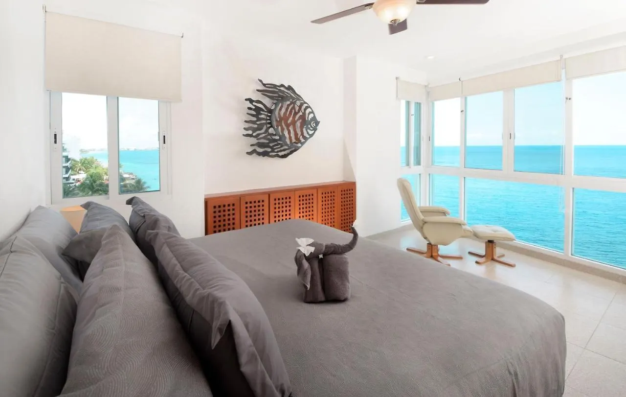 Nah Ha 601 Oceanfront Condo With Pool Cozumel 0*,