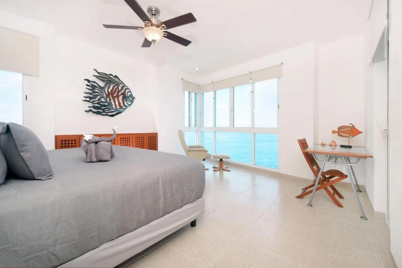 Nah Ha 601 Oceanfront Condo With Pool Cozumel Apartment